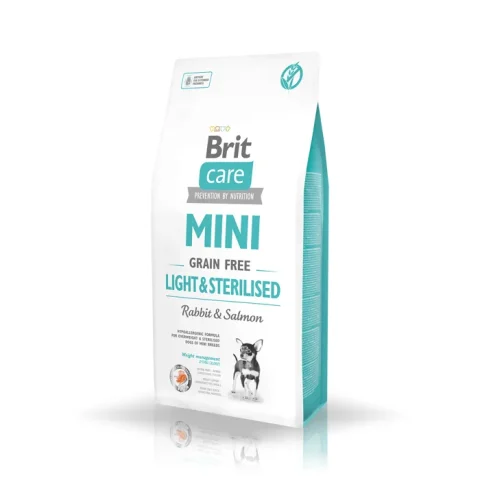 Karma sucha Brit Care Mini Grain Free Light & Sterilised dla dorosłych ras miniaturowych