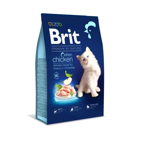 Karma sucha Brit Premium Cat Kitten dla kociąt Kurczak 1,5 kg