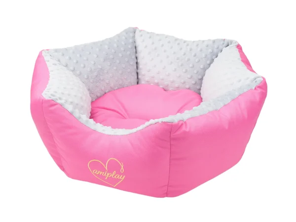 Legowisko AMIPLAY Korona 2w1 Babydoll Jasnoszare L — widok 2