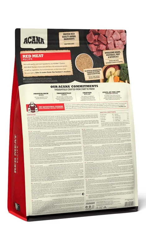 Karma sucha Acana Classic Red Meat dla psów Jagnięcina, wołowina, wieprzowina 2 kg — widok 2