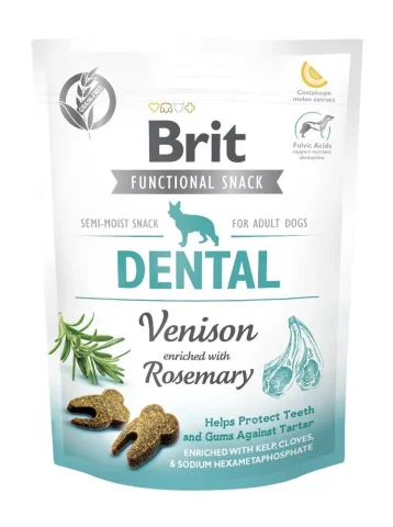 Przysmak Brit Care Functional Snack Dental dla dorosłych psów wszystkich ras Dziczyzna