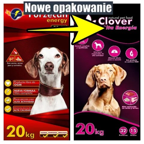 Karma sucha Forzecan Energy 51% mięsa BezGMO dla psów średnich i dużych 20 kg