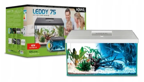 Akcesorium AQUAEL Zestaw Akwariowy Leddy Day & Night 75 Biały 2.0