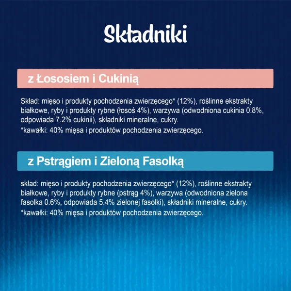 Karma mokra Felix Fantastic Wiejskie Smaki dla dorosłych kotów Łosoś i pstrąg 4x85 g — widok 5