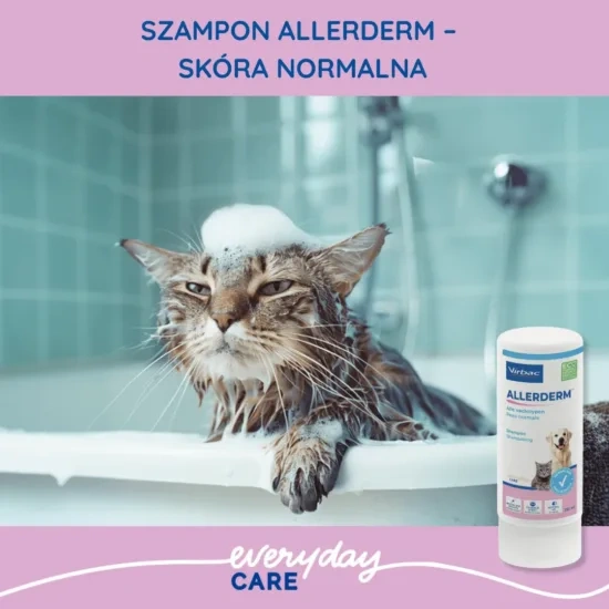 Higiena Virbac Allerderm Szampon Dla Psów I Kotów Do Skóry Normalnej 250 ml — widok 3