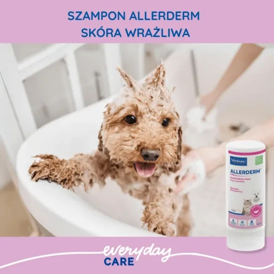 Higiena Virbac Allerderm Szampon Dla Psów I Kotów Do Skóry Wrażliwej 250 ml — widok 3