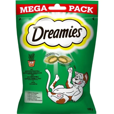 Przysmak Dreamies dla kota z kocimiętką 180 g
