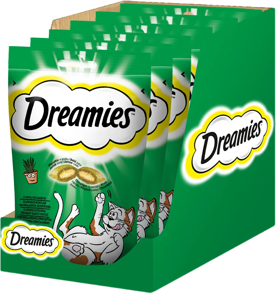 Przysmak Dreamies dla kota z kocimiętką 180 g — widok 3