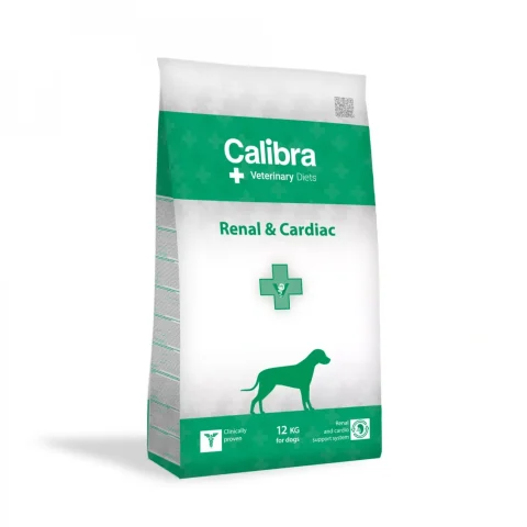 Karma mokra weterynaryjna Calibra Veterinary Diets Dog Renal Cardiac z kurczakiem 12 kg