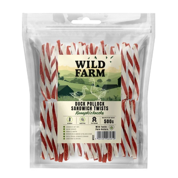 Przysmak Wild Farm Kanapka z kaczką 500 g — widok 2