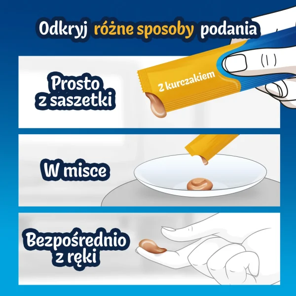 Przysmak Felix Deli Moments Kremowe przekąski dla kotów z kurczakiem 4x10 g — widok 3