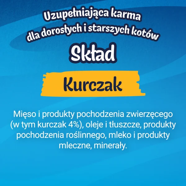 Przysmak Felix Deli Moments Kremowe przekąski dla kotów z kurczakiem 4x10 g — widok 5