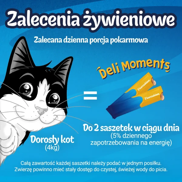 Przysmak Felix Deli Moments Kremowe przekąski dla kotów z kurczakiem 4x10 g — widok 6
