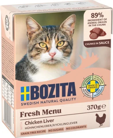 Karma mokra Bozita Cat Wątróbka Drobiowa w Sosie 370 g