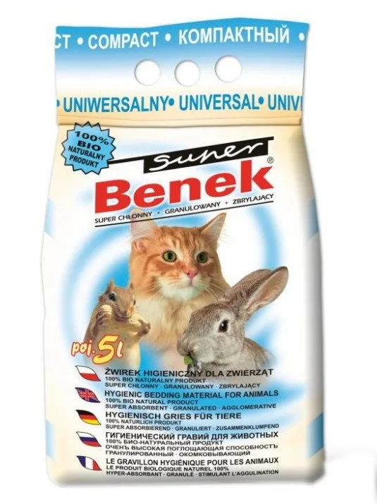 Żwirek bentonitowy CERTECH-SUPER BENEK Uniwersalny Compact — widok 2