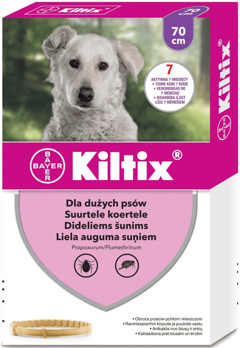 Obroża Bayer Kiltix na kleszcze i pchły — widok 2