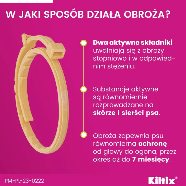 Obroża Bayer Kiltix na kleszcze i pchły — widok 7