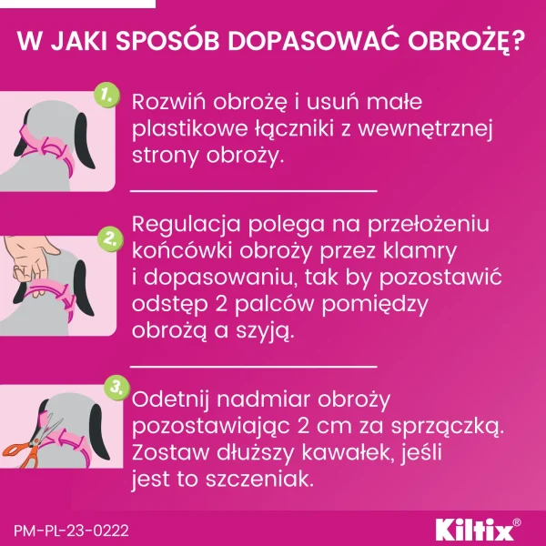 Obroża Bayer Kiltix na kleszcze i pchły — widok 8