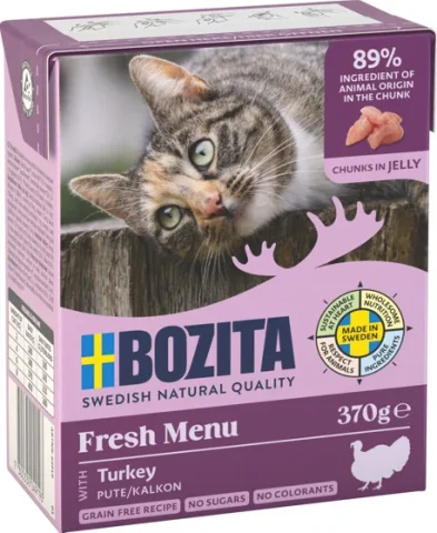 Karma mokra Bozita Cat Kawałki Indyka w Galaretce 370 g
