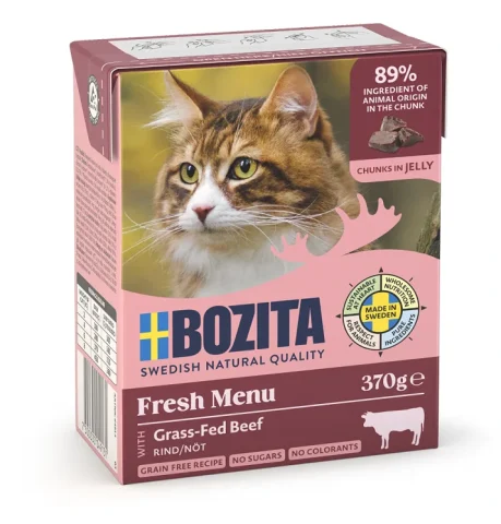 Karma mokra Bozita Cat Siekana Wołowina w Galaretce 370 g