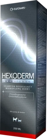 Higiena Eurowet Hexoderm Excellence Szampon Regulujący Mikroflorę Skóry