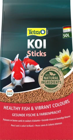 Pokarm Tetra Pond Koi Sticks dla karpi Koi 50 l