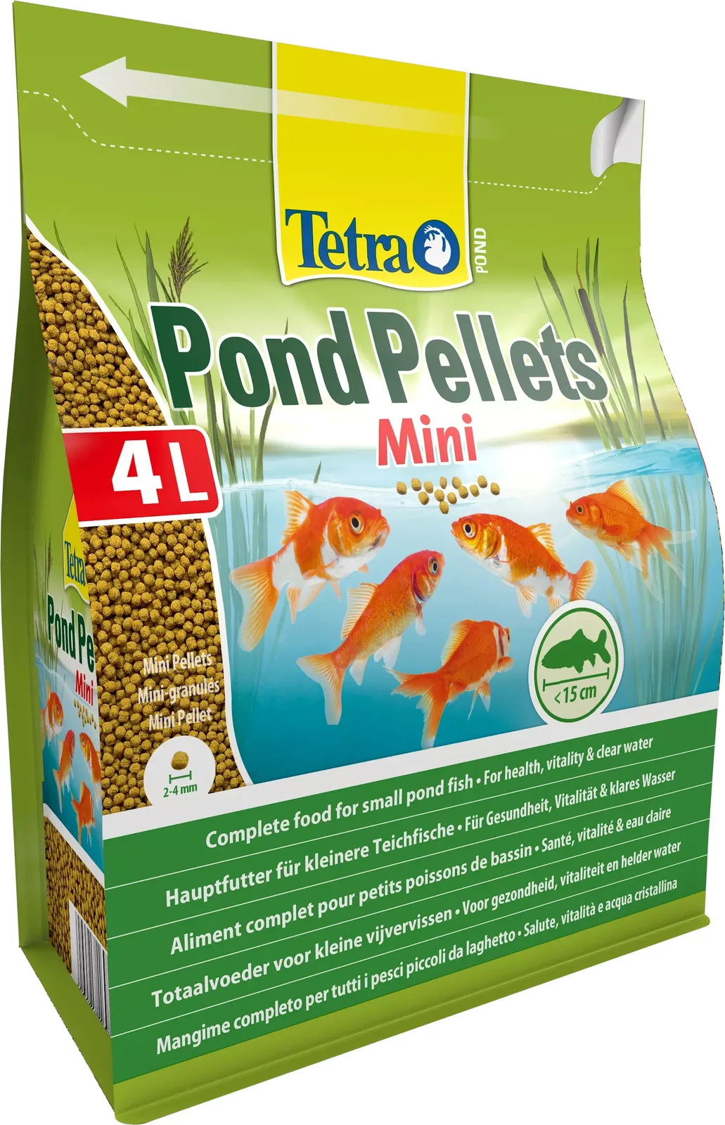 Pokarm Tetra Pond Pellets Mini dla małych ryb stawowych 4 l — widok 2