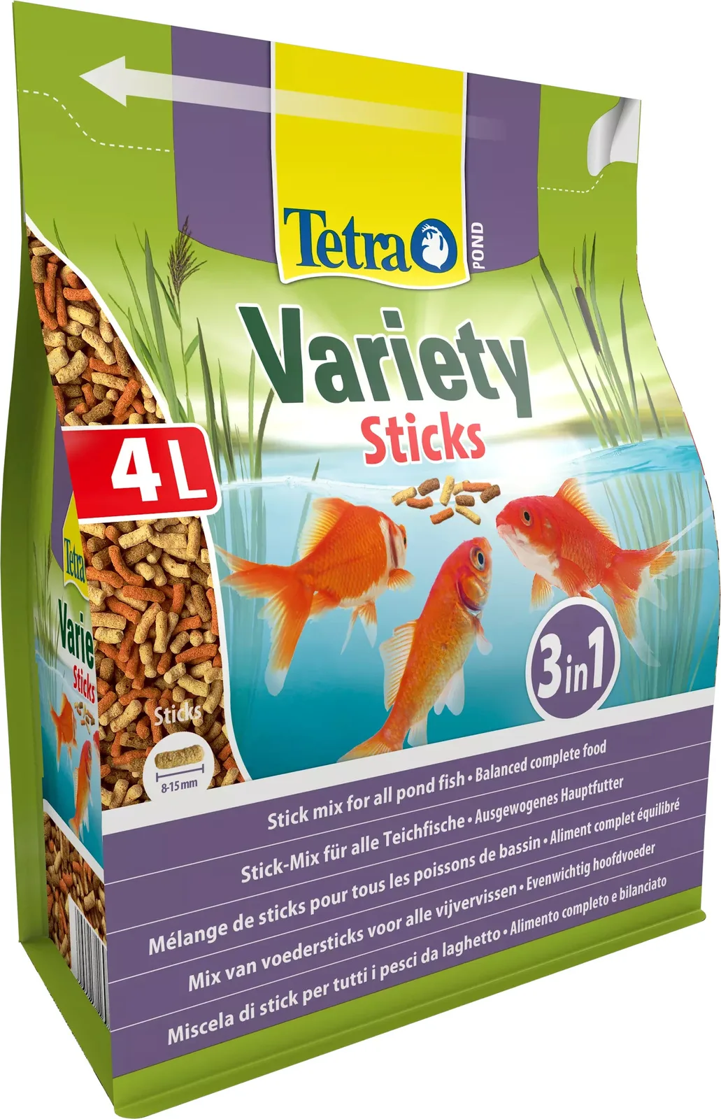 Pokarm Tetra Pond Variety Sticks dla ryb stawowych 4 l — widok 2