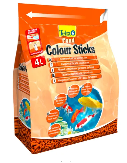 Pokarm Tetra Pond Colour Sticks dla ryb stawowych 4 l — widok 3
