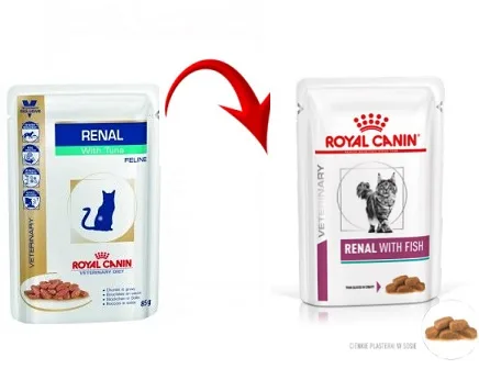 Karma mokra Royal Canin Renal With Fish dla dorosłych kotów Ryba 1020 g — widok 3