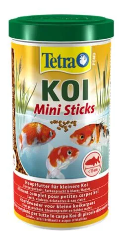 Pokarm Tetra Pond Koi Mini Sticks dla młodych karpi Koi 1 l — widok 2