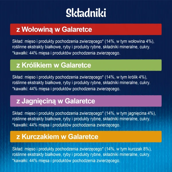 Karma mokra Felix Fantastic Wiejskie Smaki w galaretce dla dorosłych kotów 24x85 g — widok 6