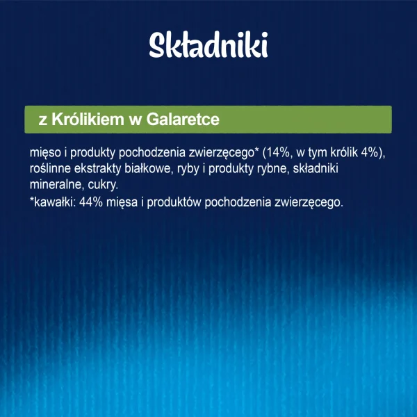 Karma mokra Felix Fantastic dla dorosłych kotów Królik w galaretce 85 g — widok 4