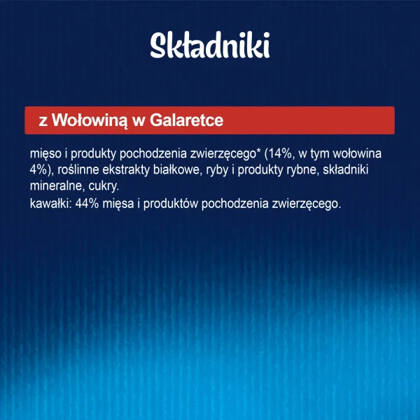 Karma mokra Felix Fantastic dla dorosłych kotów Wołowina w galaretce 85 g — widok 5