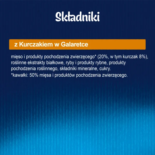 Karma mokra Felix Junior Kurczak w galaretce dla kociąt 85 g — widok 6