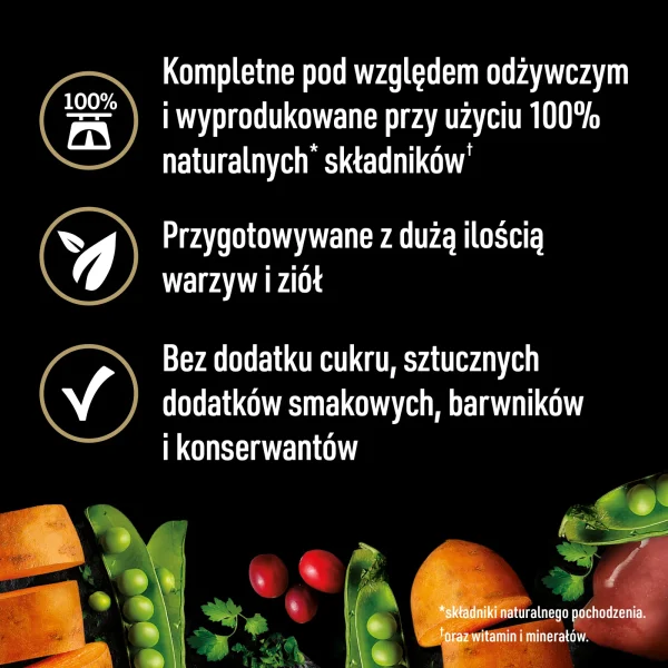 Karma mokra Cesar Natural Goodness Bogata w kurczaka z batatem, groszkiem i żurawiną dla — widok 5
