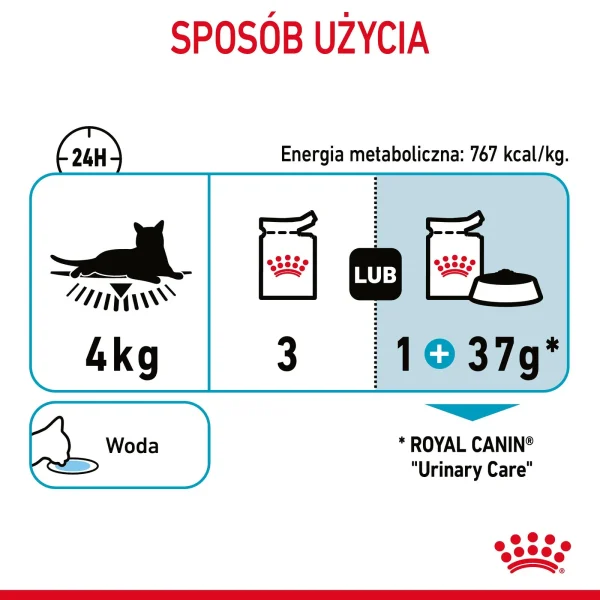 Karma mokra Royal Canin Urinary Care dla kotów powyżej 1 roku życia 12x85 g — widok 7