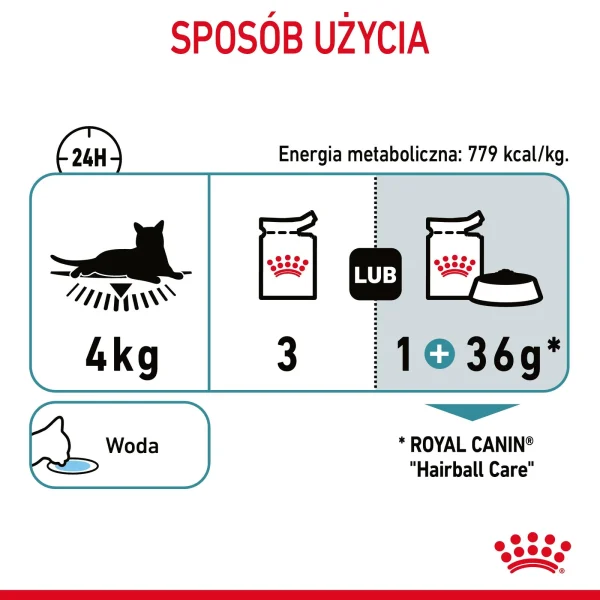 Karma mokra Royal Canin Hairball Care dla kota 85 g — widok 9