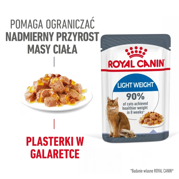 Karma mokra Royal Canin Light Weight Care dla kotów powyżej 12. roku życia w galaretce — widok 11