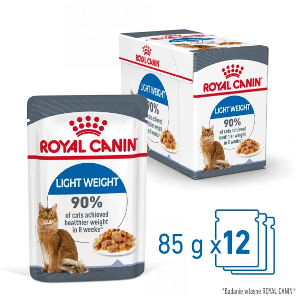 Karma mokra Royal Canin Light Weight Care dla kotów powyżej 12. roku życia w galaretce — widok 12