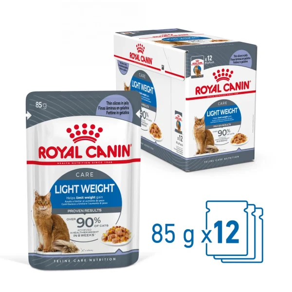 Karma mokra Royal Canin Light Weight Care dla kotów powyżej 12. roku życia w galaretce — widok 13