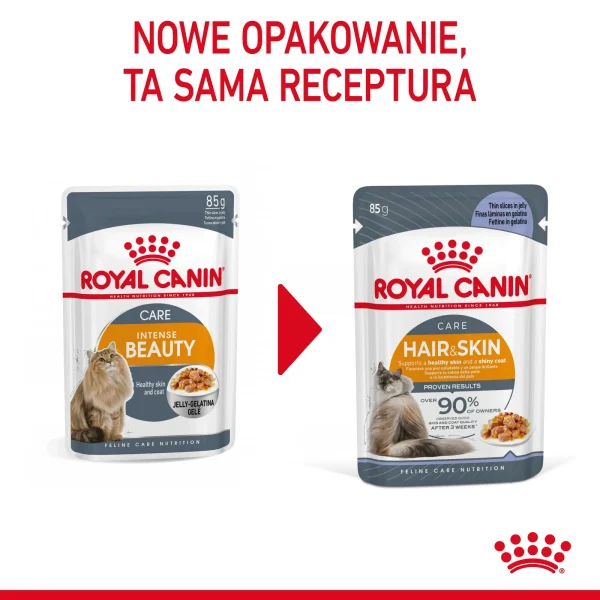 Karma mokra Royal Canin Intense Beauty Gelee dla kota powyżej 12 miesiąca 1020 g — widok 2