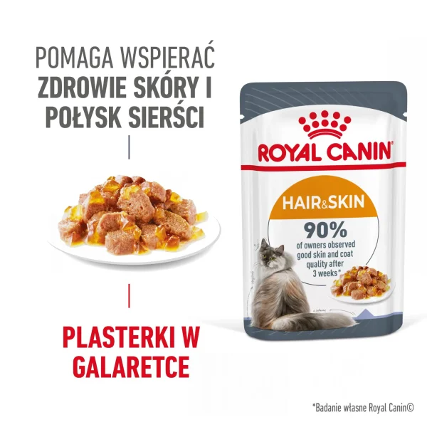 Karma mokra Royal Canin Intense Beauty Gelee dla kota powyżej 12 miesiąca 1020 g — widok 4