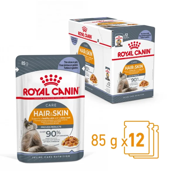 Karma mokra Royal Canin Intense Beauty Gelee dla kota powyżej 12 miesiąca 1020 g — widok 6