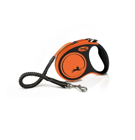 Smycz automatyczna Flexi Xtreme S Taśma 5 m do Pomarańczowa