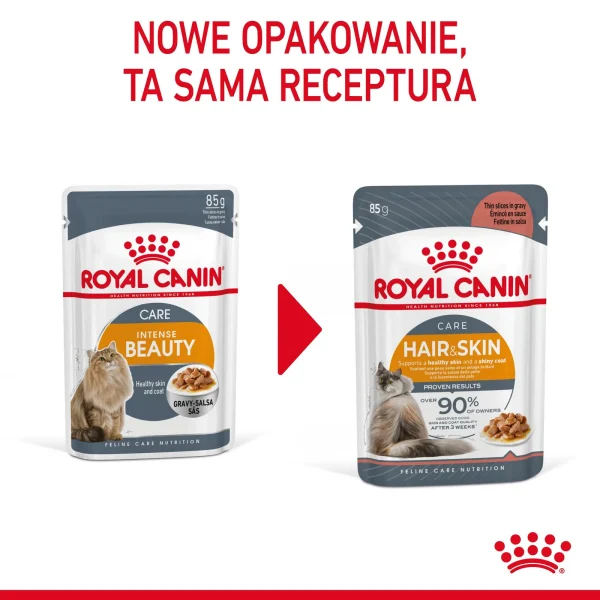 Karma mokra Royal Canin Intense Beauty Gravy dla kota powyżej 1 roku życia 12x85 g — widok 2