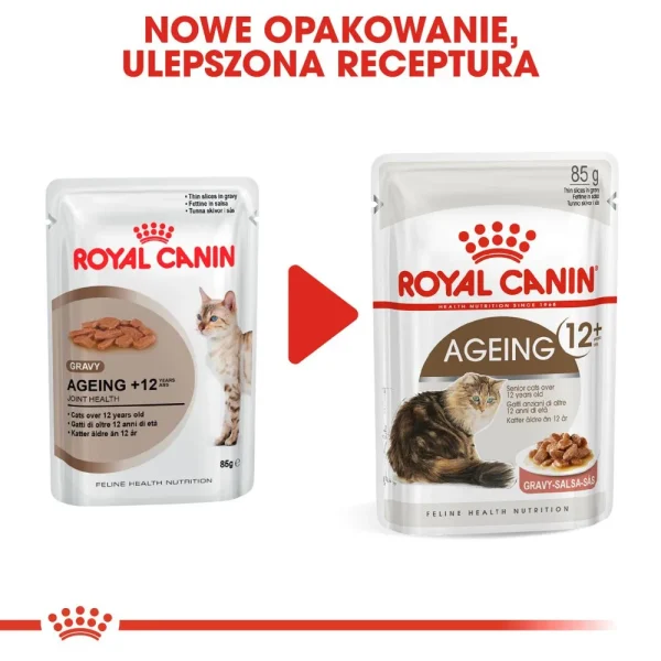 Karma mokra Royal Canin Ageing +12 Sauce dla kotów powyżej 12. roku życia 12x85 g — widok 3