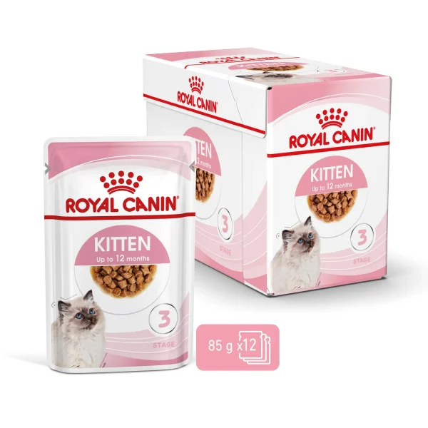 Karma mokra Royal Canin Kitten Instinctive dla kociąt w sosie 12x85 g — widok 2