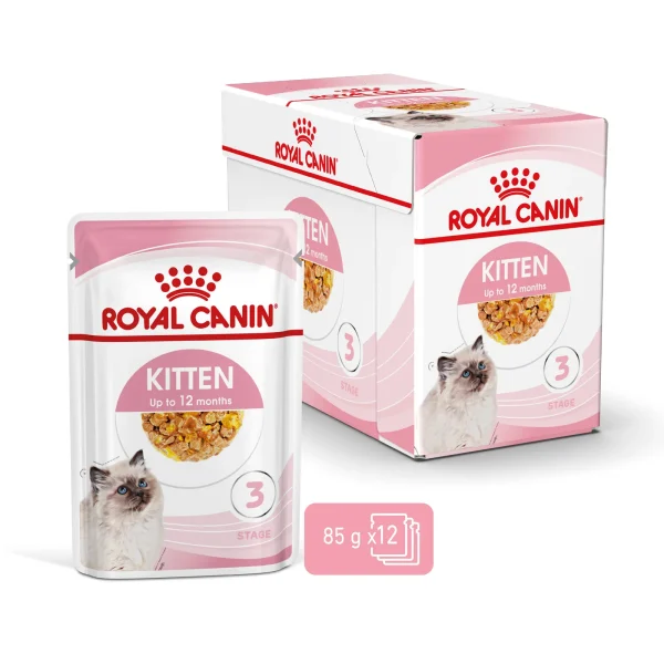 Karma mokra Royal Canin Kitten Instinctive dla kociąt w galaretce 12x85 g — widok 2