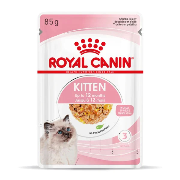 Karma mokra Royal Canin Kitten Instinctive dla kociąt w galaretce 12x85 g — widok 3